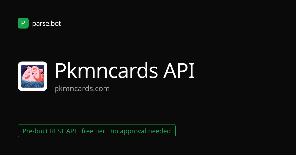 pokemon card api Welcome to the Pokmon TCG API docs!